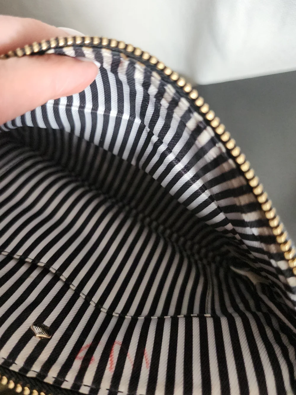 kate spade Black Pebbled Leather Crossbody with Gold Hardware